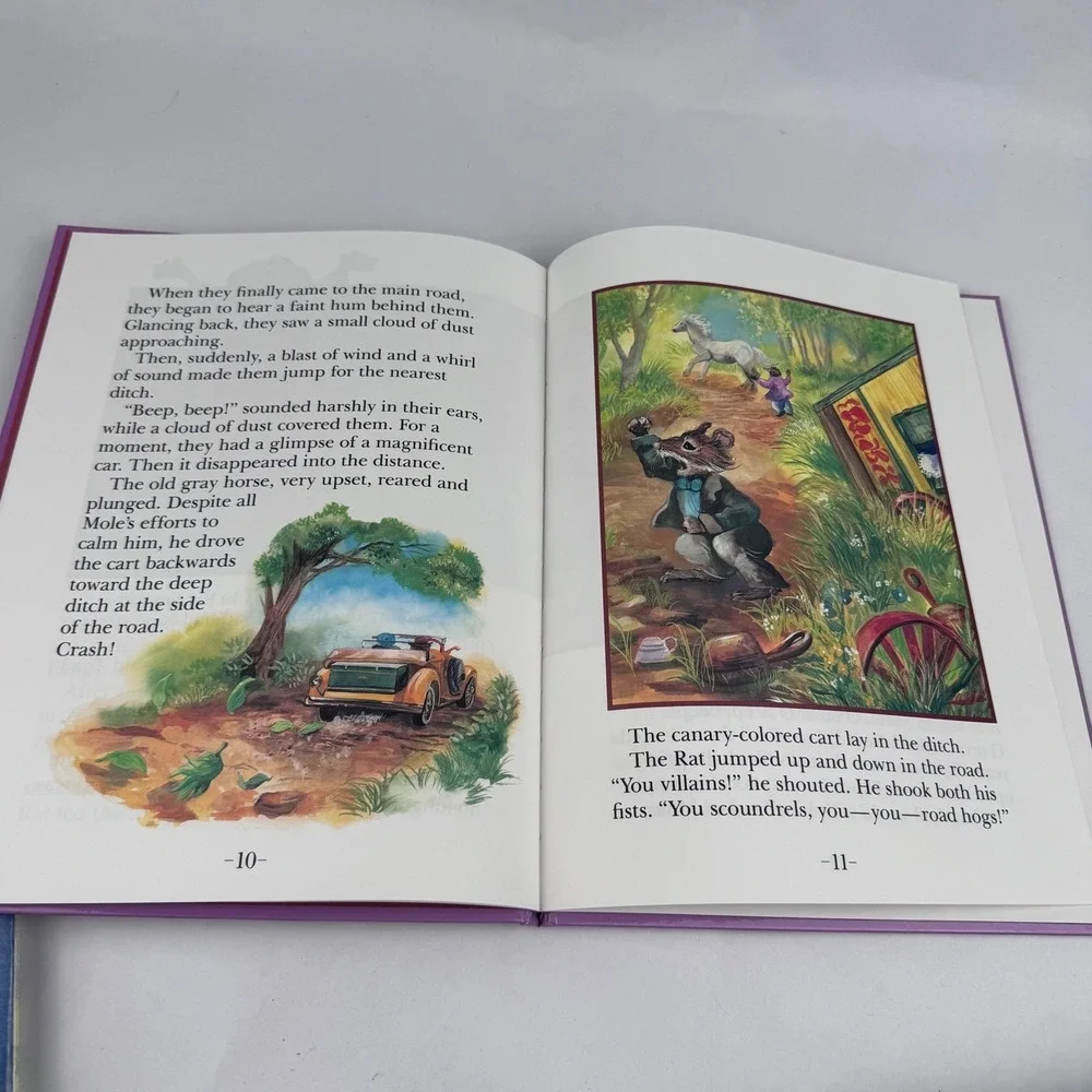 The Wind in the Willows The Open Road Hardback Book Grahame Leach